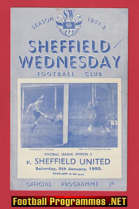 Sheffield Wednesday v Sheffield United 1952 – Local Derby Match
