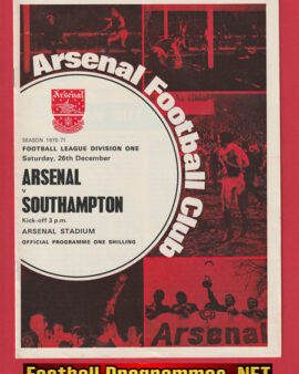 Arsenal v Southampton 1970 – Multi Autographed SIGNED