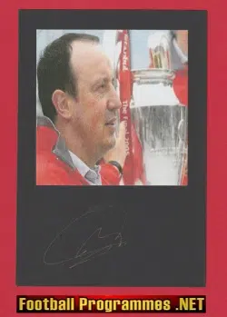 Liverpool Rafa Benitez Autograph Signed Picture - Manager