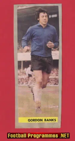 Stoke City Gordon Banks Autograph Signed Picture England Goalie