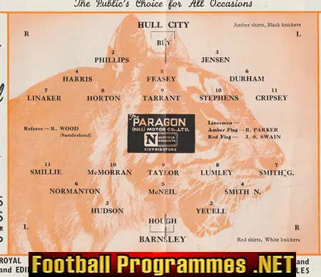 Hull City v Barnsley 1953