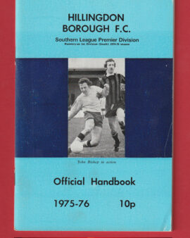 Hillingdon Borough Football Club Official Handbook 1975 – 1976