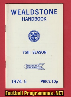 Basingstoke Town Football Club Official Handbook 1974 – 1975