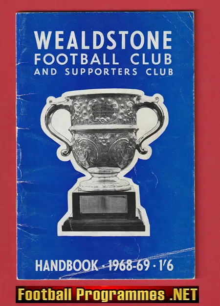 Wealdstone Football Club Official Handbook 1968 – 1969