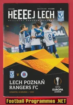 Lech Poznan v Glasgow Rangers 2020 - Europa Cup Poland