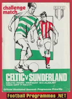 Glasgow Celtic v Sunderland 1973 - Challenge Game Scotland