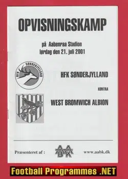 HFK Sonderjylland v WBA 2001 – Denmark