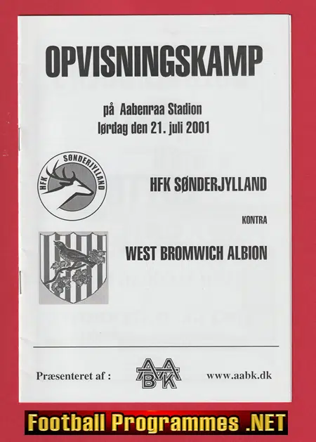 HFK Sonderjylland v WBA 2001 – Denmark