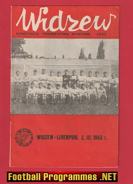 Widzew Lodz v Liverpool 1983 – Poland