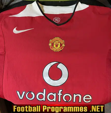 Manchester United Signed Autographed Shirt – Ronaldo + Giggs 04