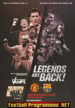 Manchester United v Barcelona 2017 – The Legends Game + Concert