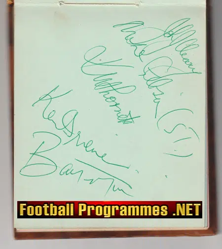 Dewsbury Rugby Team Autograph Book 1950s ?