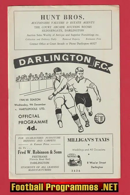 Darlington v Hartlepool United 1964