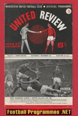 Manchester United v Leeds United 1966 - 1960's
