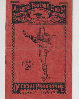 Arsenal v Tottenham 1939 – 1930’s Football Programme