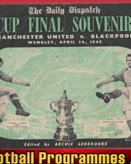 Manchester United v Blackpool 1948 – Cup Final Souvenir