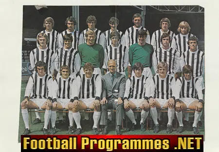 West Bromwich Albion Signed Team Picture 1970's