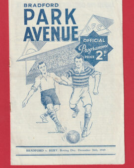 Bradford Park Avenue v Bury 1949 – BPA 1940s