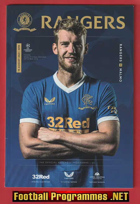 Glasgow Rangers v Malmo 2021 - Champions League Qualifying