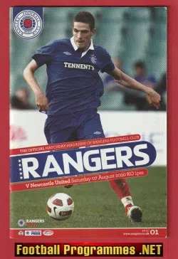 Glasgow Rangers v Newcastle United 2010 - Friendly Match