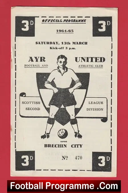 Ayr United v Brechin City 1965 – Scotland