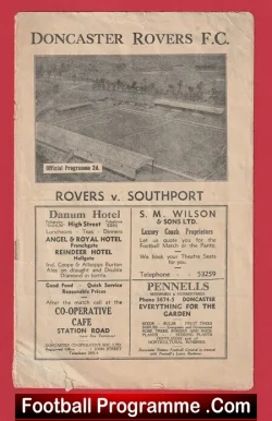 Doncaster Rovers v Southport 1947 – to clear