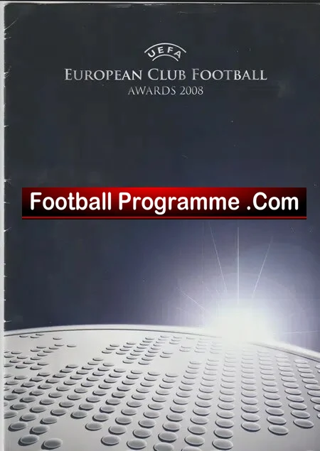 European Club Football Awards 2008 – Multi SIGNED Man Utd
