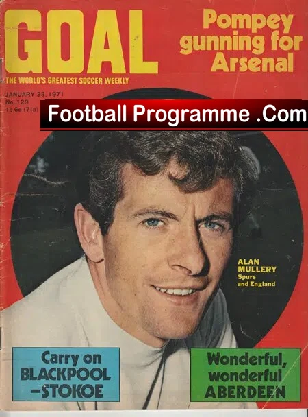 Goal Football Magazine 1971 – Multi SIGNED Aberdeen