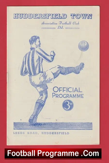 Huddersfield Town v Manchester United 1953 START of Man Utd Busby Babes