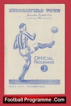 Huddersfield Town v Manchester United 1953 START of Man Utd Busby Babes