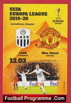 Lask v Manchester United 2020 – Austria Pirate Programme