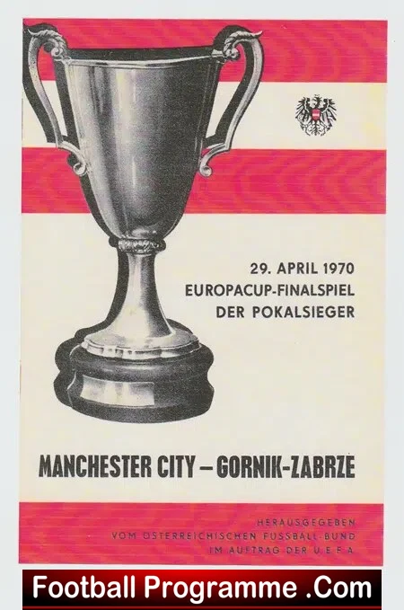 Manchester City v Gornik Zabrze 1970 – European Cup WC Final