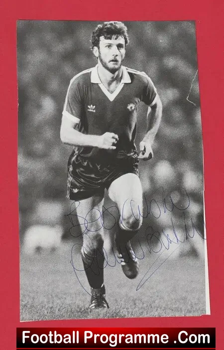 Manchester United Gary Birtles Signed Autograph 1980s