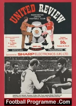 Manchester United v Arsenal 1983 Munich Commemorative Programme - football programme