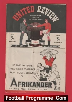 Manchester United v Aston Villa 1947 – Man Utd 1940’s