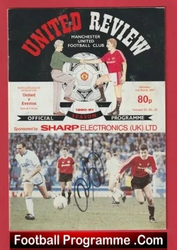 Manchester United v Everton 1991 – Ryan Giggs Debut Signed