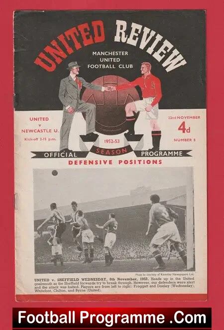 Manchester United v Newcastle United 1952 – Man United