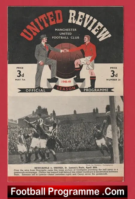Manchester United v Portsmouth 1949 – Last At Man City