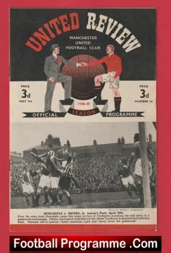 Manchester United v Portsmouth 1949 – Last At Man City