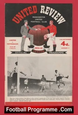Manchester United v Tottenham 1954