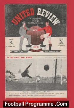 Manchester United v Wolves 1949 – 1940’s 49