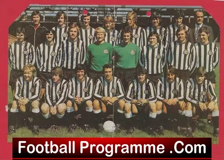 Newcastle United Football Club multi SIGNED Team Picture 1970’s
