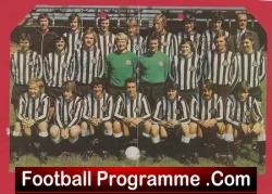 Newcastle United Football Club multi SIGNED Team Picture 1970’s