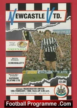 Newcastle United v Manchester United 1990 – FA Cup