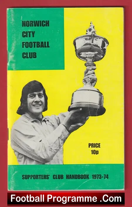 Norwich City Football Club Official Handbook 1973 – 1974