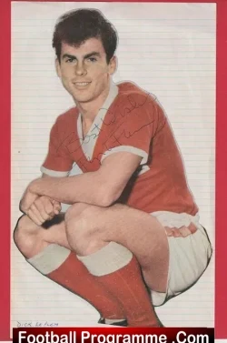 Nottingham Forest Dick Le Flem Signed Autograph Picture 1970s