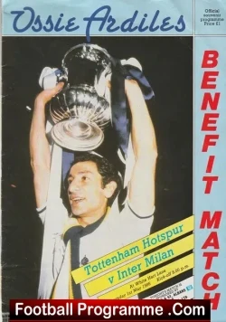Ossie Ardiles Testimonial Benefit Tottenham DIEGO MARADONA 1986