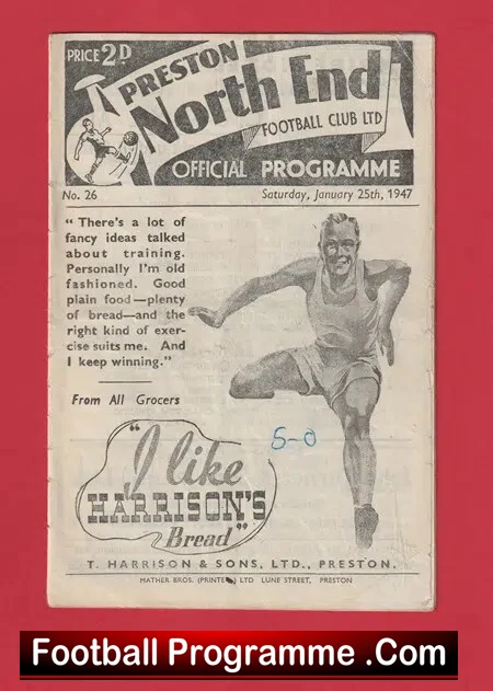 Preston North End v Barnsley 1947