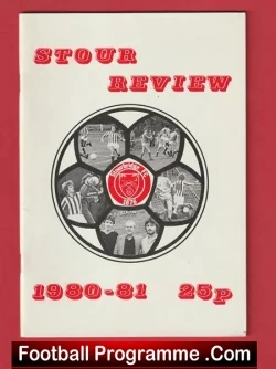 Stourbridge Football Club Official Handbook 1980 - 1981 - football memorabilia
