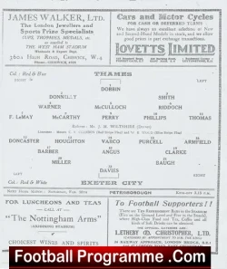 Thames v Exeter City 1931